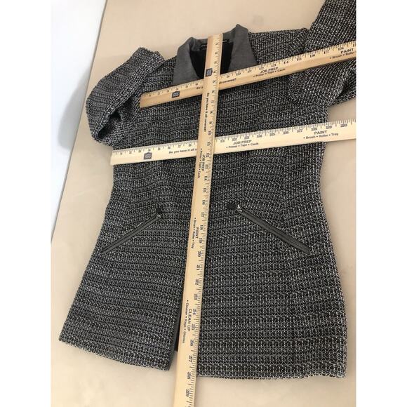 Linda Ellard Ellen Trac Women Blazer 12 Long Sleeve Clueless Preppy Zipper Front - Picture 9 of 10